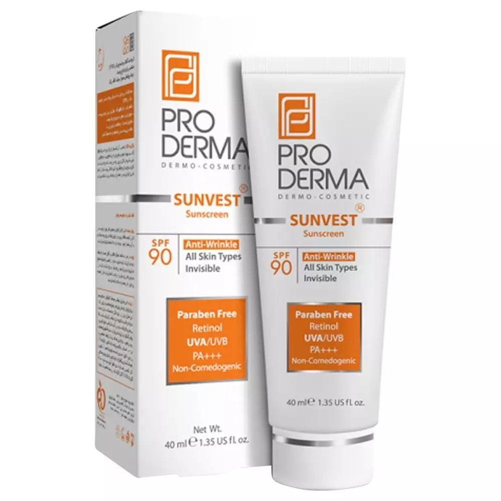 ضد آفتاب پرودرما SPF 90 مدل Sunvest ضد آفتاب پرودرما SPF 90 مدل Sunvest