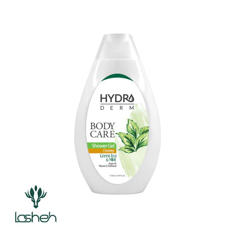 شامپو بدن کرمی چای سبز و نعناع هیدرودرم شامپو بدن کرمی چای سبز و نعناع هیدرودرم