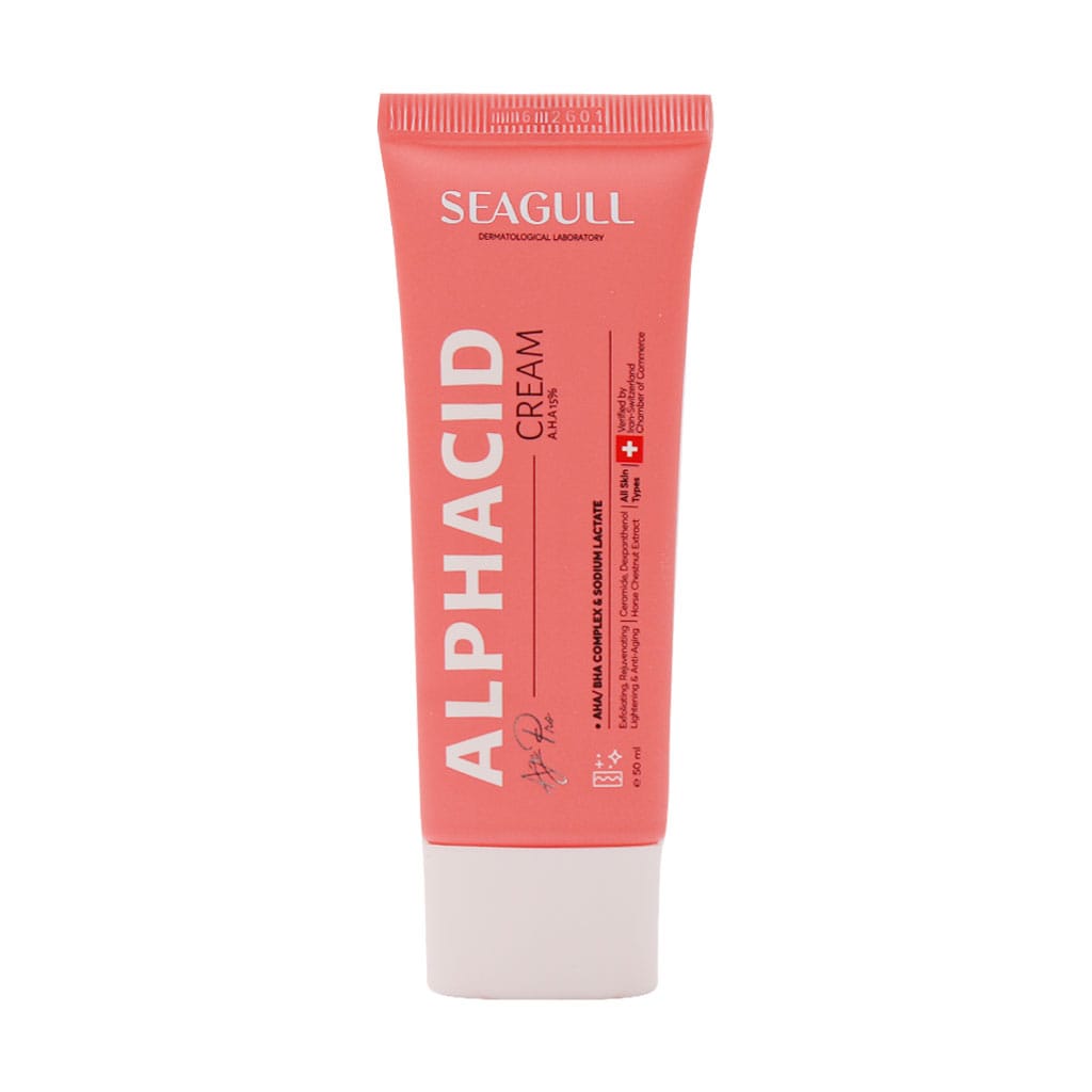 Seagull-Alphacid-cream-AHA-50 کرم ضد چروک آلفاسید سی گل مدل 15 AHA