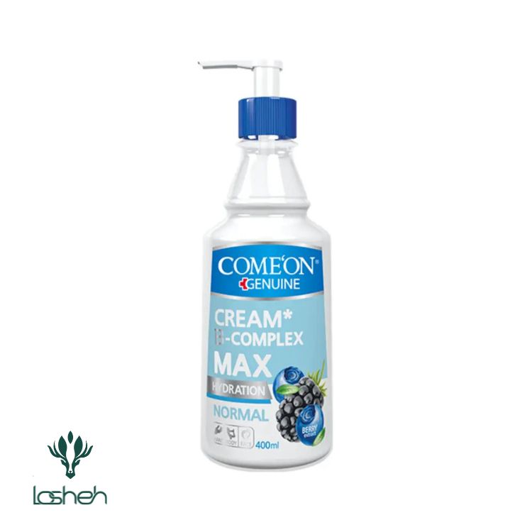 کرم پمپی ب کمپلکس پشن بری کامان مناسب پوست معمولی|مرطوب کننده دست صورت کامان|کرم مرطوبکنندهی پمپی پشنبری کامان کرم پمپی ب کمپلکس پشن بری کامان مناسب پوست معمولی