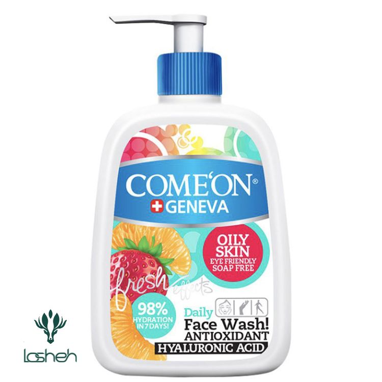 ژل شستوشوی صورت مناسب پوست چرب کامان|شوینده صورت کامان مناسب پوست چرب حجم 500 میل|ژل شستوشوی صورت پوستهای چرب کامان ژل شستوشوی صورت مناسب پوست چرب کامان