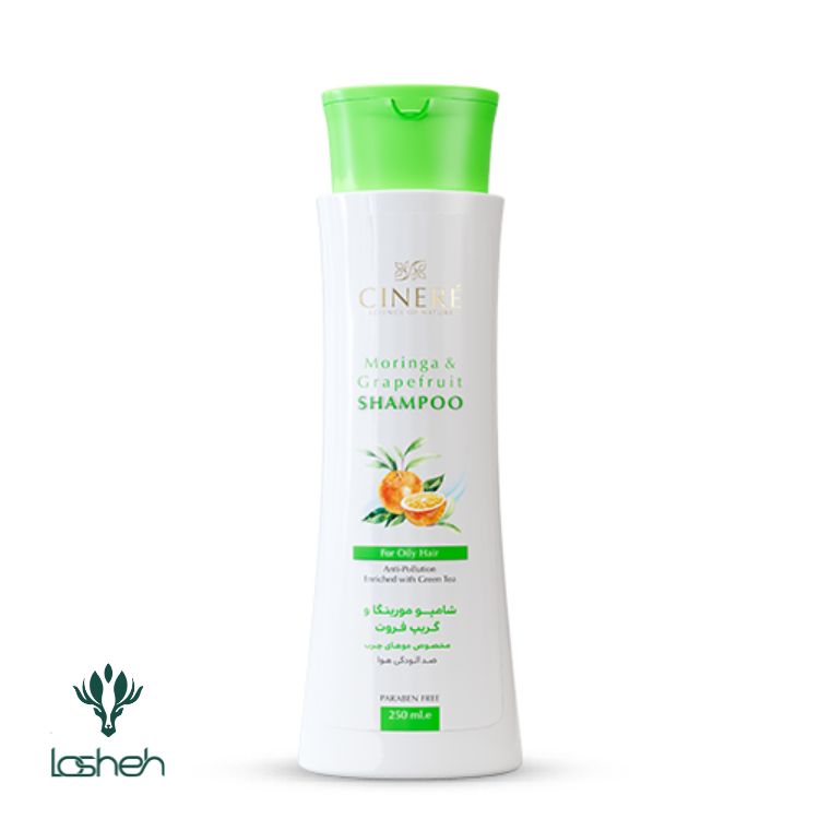 شامپو مورینگا و گریپ فروت سینره مخصوص موهای چرب شامپو مورینگا و گریپ فروت سینره مخصوص موهای چرب