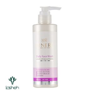 ژل شستشوی صورت مرطوب کننده و ضد آلودگی هوا سینره مخصوص پوستهای معمولی تا خشک