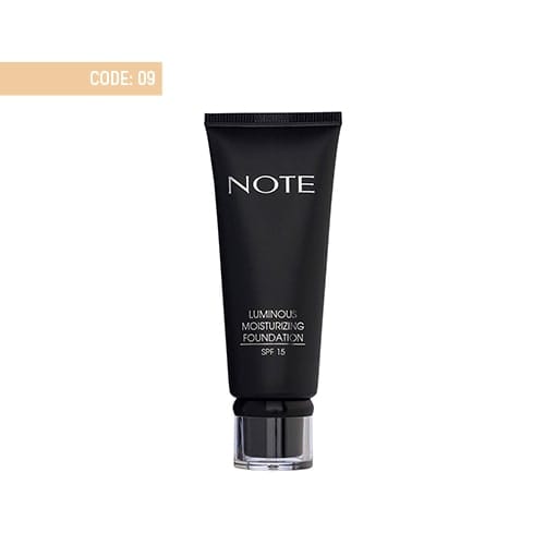 note-luminous-moisturizing-foundation-09 كرم پودر تيوبی لومينوس آبرسان نوت