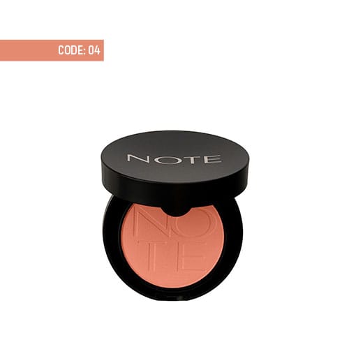 note-luminous-silk-compact-blusher-04-soft-peach رژگونه ساده لومینوس سیلک نوت