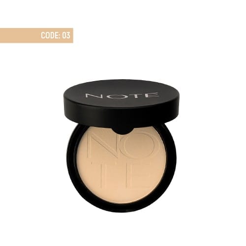 note-luminous-silk-compact-powder-03-medium-beige پنکک لومینوس سیلک نوت