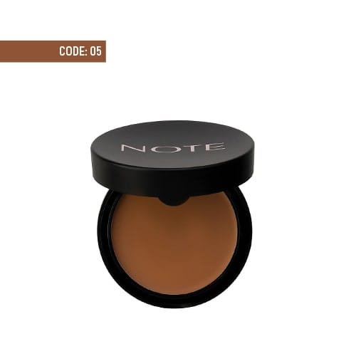 note-luminous-silk-cream-powder-05-honey-beige پنكک چرب لومينوس سيلک نوت