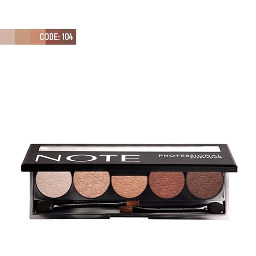 note-professional-eyeshadow-104 پالت سایه چشم پروفشنال نوت