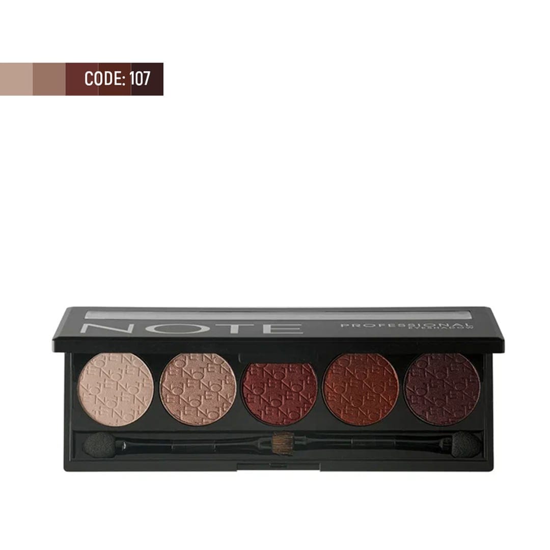 note-professional-eyeshadow-107 پالت سایه چشم پروفشنال نوت