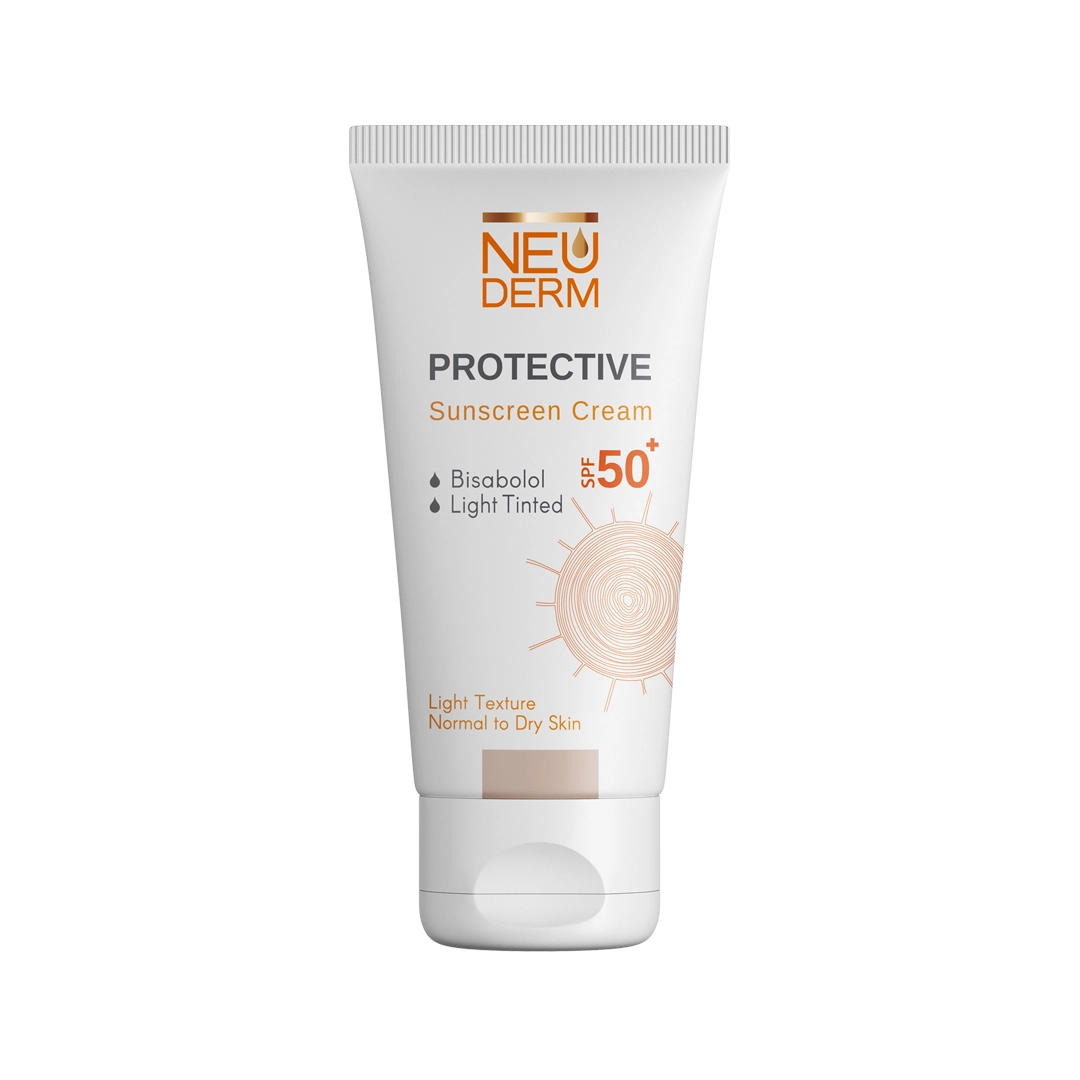protective-sunscreen-cream-light-tinted-26khordad-1403 کرم ضد آفتاب رنگی SPF 50 نئودرم