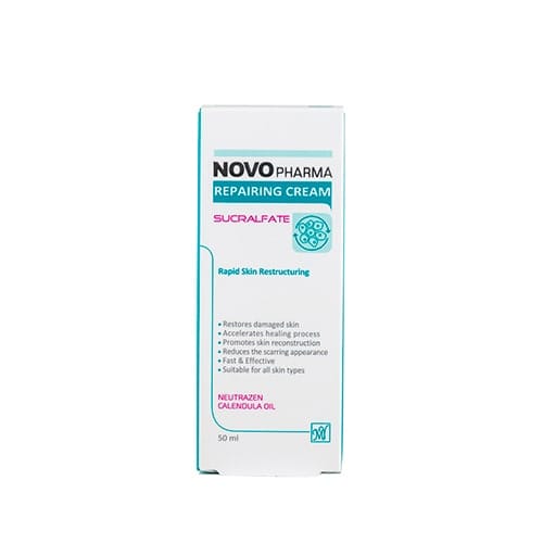 repairing-cream-packaging-novopharma کرم ترمیم کننده پوست نووفارما
