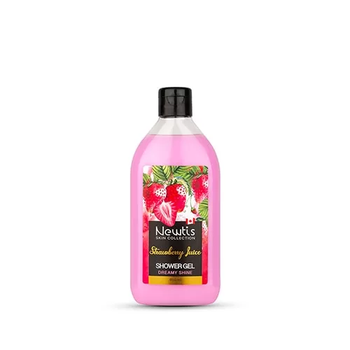 strawberry-juice-shower-gel-dreamy-shine-newtis-jpg شامپو بدن کرمی توت فرنگی نیوتیس