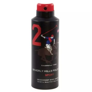 اسپری دئودورانت مردانه بورلی هیلز پولو کلاب مدل Number 2 حجم 175 میل