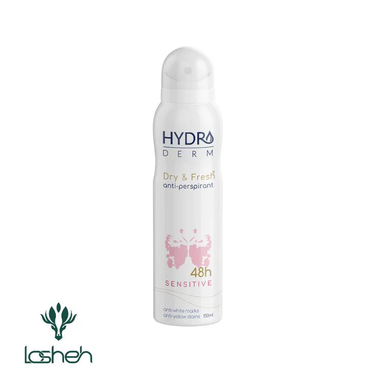 اسپری دئودورانت و ضدتعریق مدل Sensitive هیدرودرم اسپری دئودورانت و ضدتعریق مدل Sensitive هیدرودرم