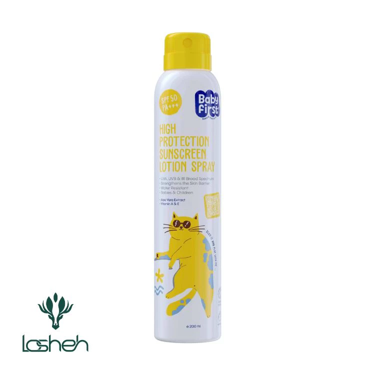 اسپری ضدآفتاب کودک SPF50 بیبی فرست اسپری ضدآفتاب کودک SPF50 بیبی فرست