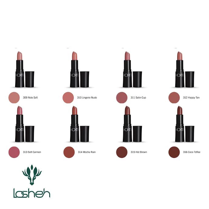 ث-1 خرید و قیمت رژ لب جامد مات و آبرسان نوت