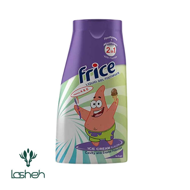 خميردندان ژل مایع کودک فریس با طعم بستنی خميردندان ژل مایع کودک فریس با طعم بستنی