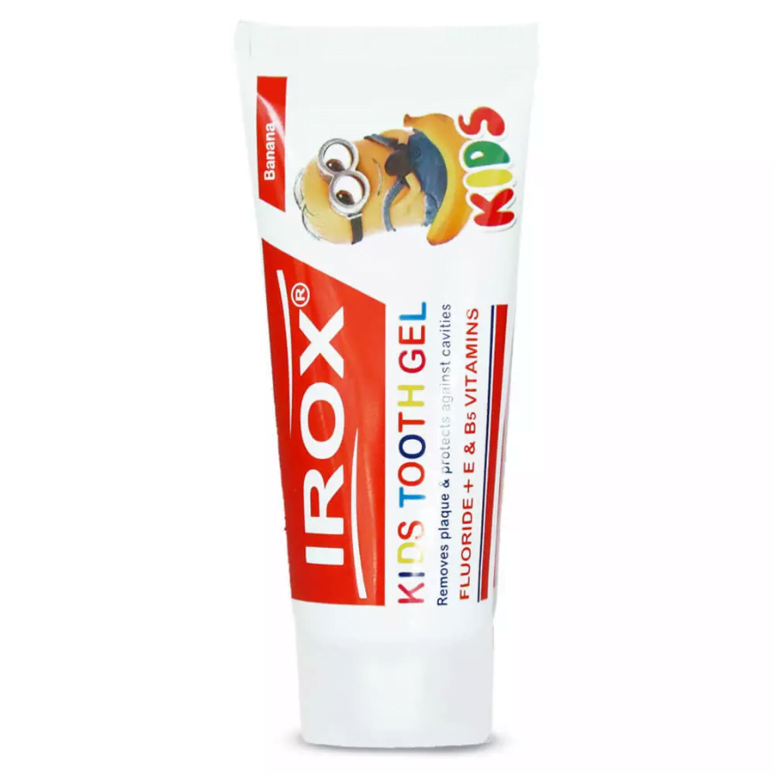 خمیر دندان کودک ایروکس با رایحه موزی|خمیر دندان کودک ایروکس با رایحه موزی خمیر دندان کودک ایروکس با رایحه موزی