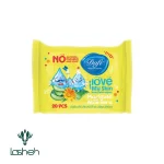 دستمال مرطوب پاک‌کننده و نرم‌کننده بسته‌ای دافی ۲۰ عددی