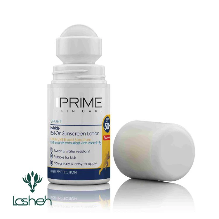 رول آن لوسیون ضدآفتاب SPF50 پرایم|لوسیون رولی ضد آفتاب پریم رول آن لوسیون ضدآفتاب SPF50 پرایم