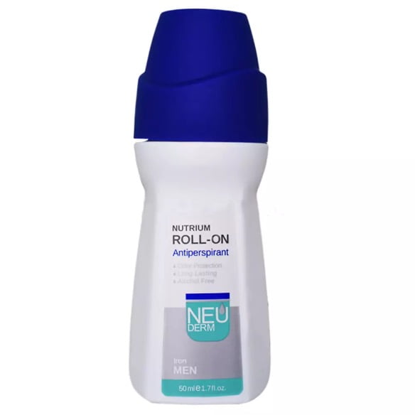 رول ضد تعریق مردانه نئودرم مدل Iron حجم 50 میل رول ضد تعریق مردانه نئودرم مدل Iron حجم 50 میل