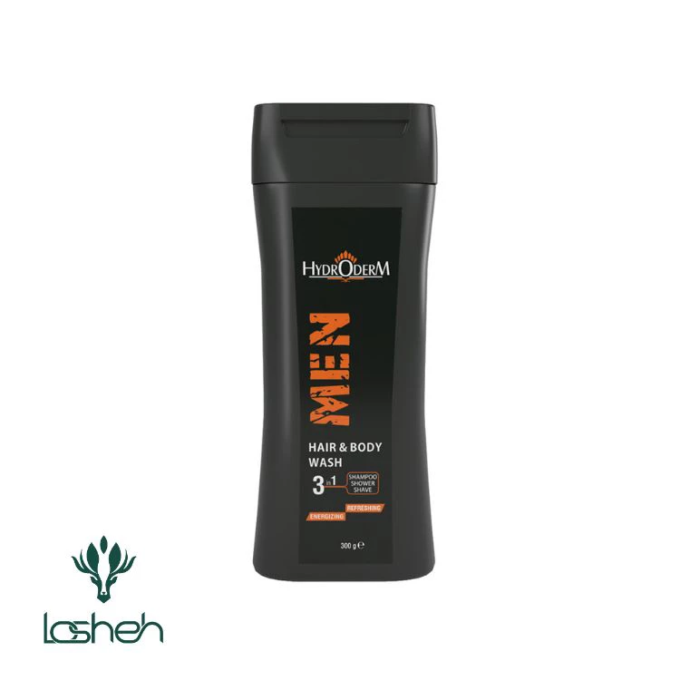 شامپو 3 کاره سر و بدن مردانه هیدرودرم مدل Energizing|شامپو 3 کاره سر و بدن مردانه هیدرودرم مدل Energizing حجم 300 میل شامپو 3 کاره سر و بدن مردانه هیدرودرم مدل Energizing