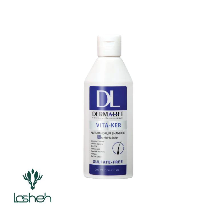 شامپو ضدشوره موی خشک ویتاکر درمالیفت شامپو ضدشوره موی خشک ویتاکر درمالیفت