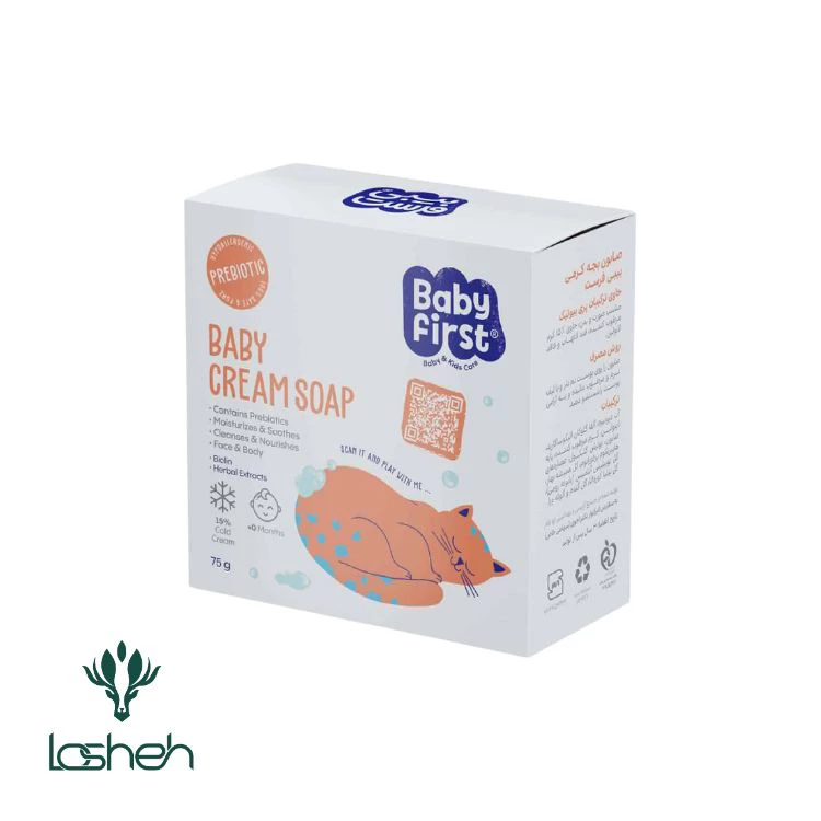 صابون بچه کرمی بیبی فرست صابون بچه کرمی بیبی فرست