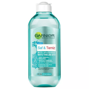 محلول میسلار واتر پاک کننده صورت گارنیه مدل Saf & Temiz حجم 400 میل