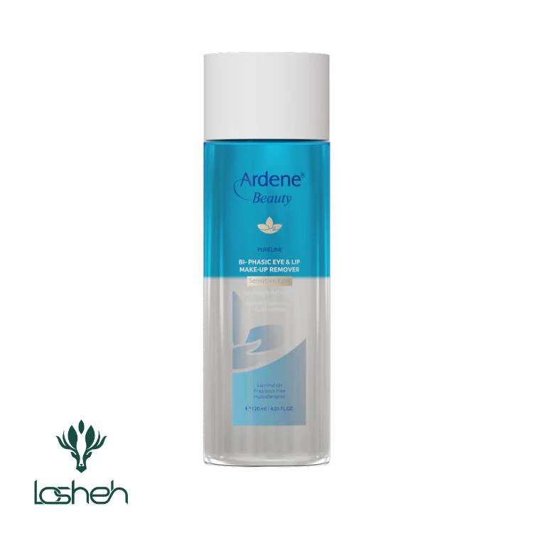 پاک کننده دوفازی چشم و لب آردن بیوتی|محلول دوفاز پاک کننده آرایش چشم و لب آردن سری بیوتی حجم 115 میل پاک کننده دوفازی چشم و لب آردن بیوتی