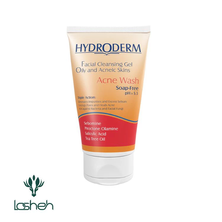 ژل شستشوی صورت مناسب پوست چرب هیدرودرم ژل شستشوی صورت مناسب پوست چرب هیدرودرم