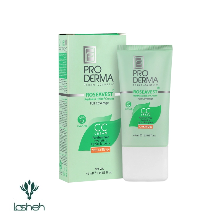 کرم CC پوشاننده رنگی پرودرما مدل Roseavest کرم CC پوشاننده رنگی پرودرما مدل Roseavest
