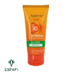 کرم ضدآفتاب آکنه سول SPF30 فاقد چربی مرطوب کننده آردن سان