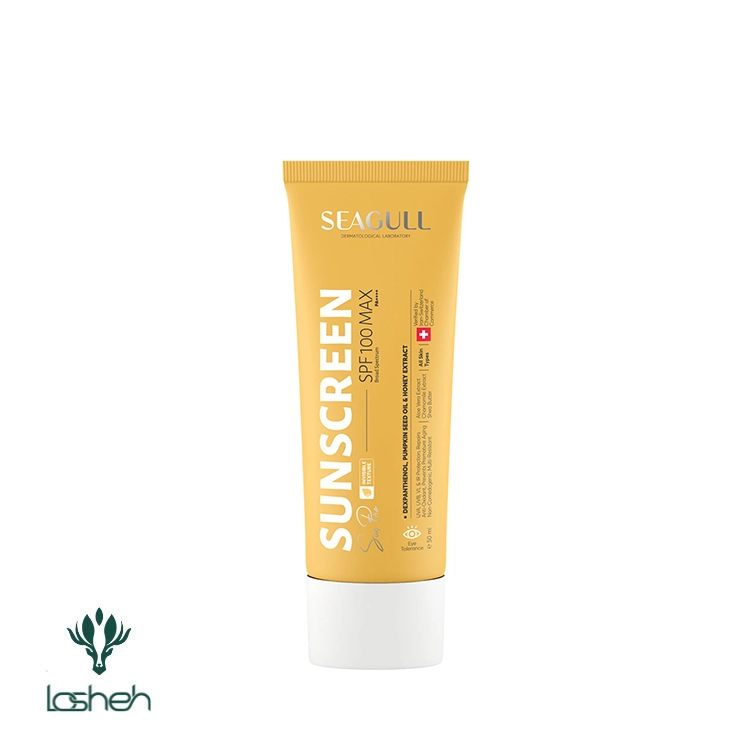 کرم ضدآفتاب فاقد رنگ SPF100 سی گل کرم ضدآفتاب فاقد رنگ SPF100 سی گل