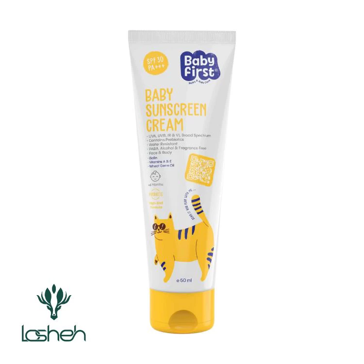 کرم ضدآفتاب کودک SPF 30 بیبی فرست کرم ضدآفتاب کودک SPF 30 بیبی فرست