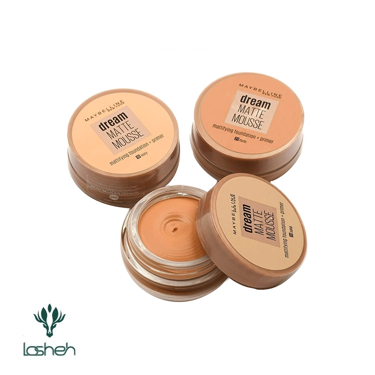 کرم موس میبلین SPF 18 مدل Dream Matte Mousse کرم موس میبلین SPF 18 مدل Dream Matte Mousse